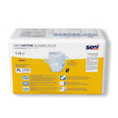 Seni Active Classic Plus Moderate Absorbent Underwear, Extra Large (Case of 56) 