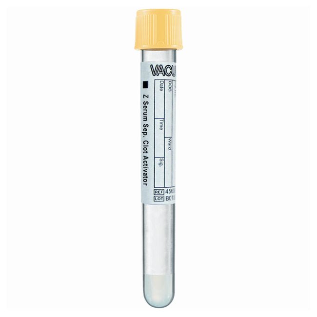 Vacuette Z Serum Sep Clot Activator Venous Blood Collection Tube, 3.5 mL (50/BX)