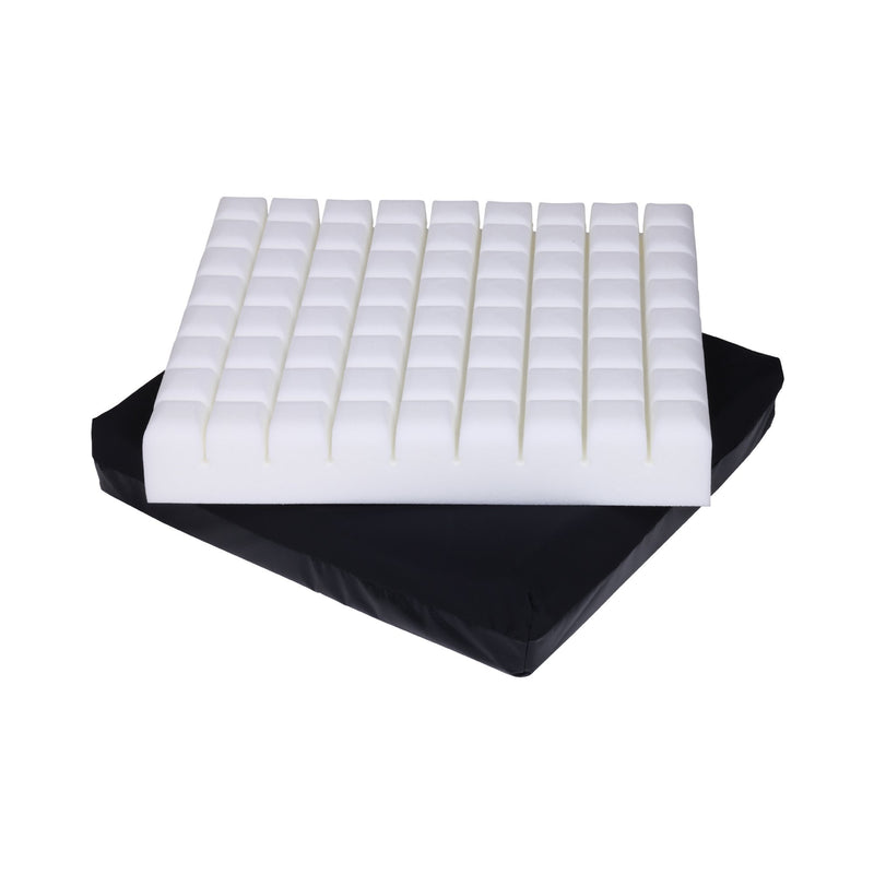 Geo-Matt Foam PRT Seat Cushion, 18 x 16 x 3 Inch, Black (Case of 6)