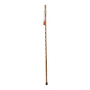 Brazos Twisted Oak Hitchhiker Handcrafted Walking Stick, 58-Inch, Brown (Each)