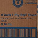 enMotion Touchless White Paper Towel, 8-1/5 Inch x 700 Foot (6/CS) 