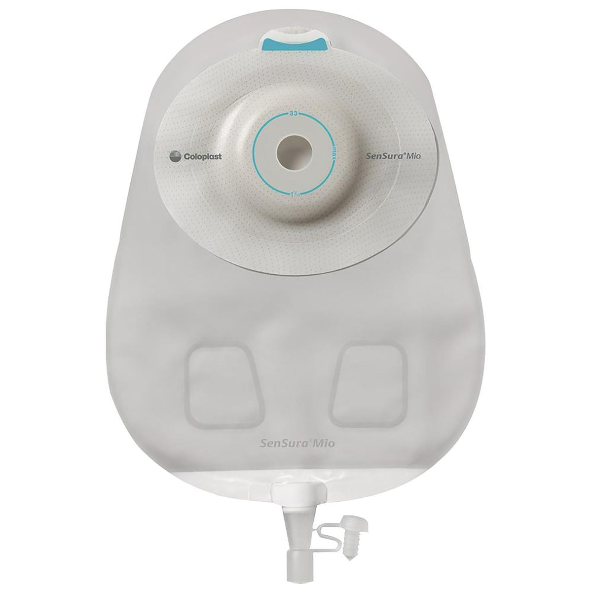 SenSura Mio Convex Light 1-Piece Transparent Urostomy Pouch, 25mm Stoma (Box of 10)