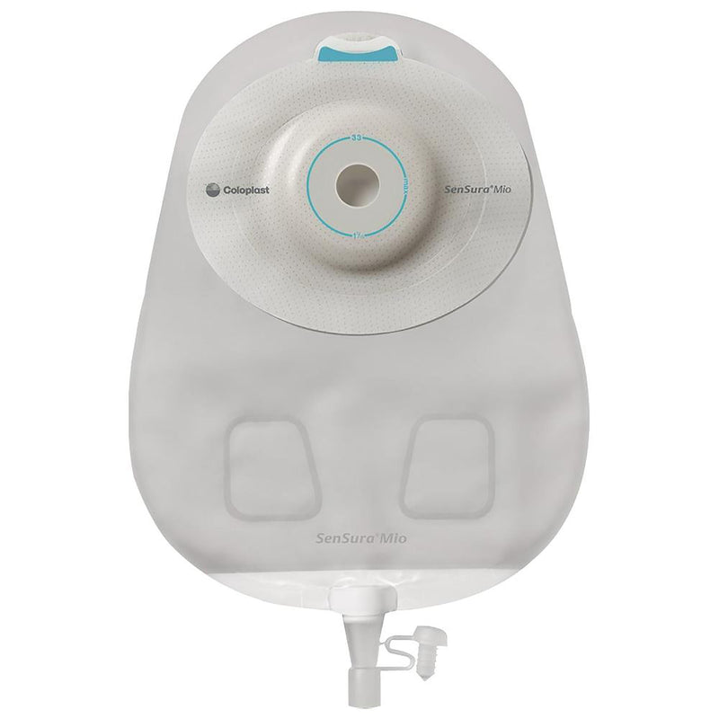 SenSura Mio Convex Light 1-Piece Transparent Urostomy Pouch, 25mm Stoma (Box of 10)