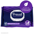 First Quality Products LLC Prevail Personal Wipe with Aloe and Vitamin E, 8 X 12 Inch (12/CS) 