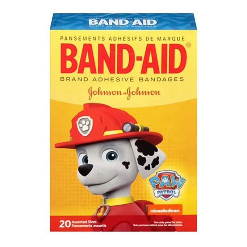 Band-Aid Kid Design (Paw Patrol) Adhesive Strip, Assorted Sizes (Case of 480)
