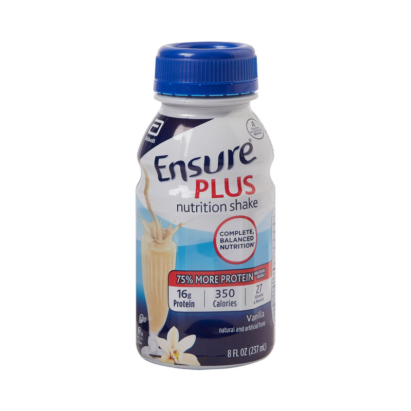 Ensure Plus Nutrition Shake, Vanilla, 8-ounce bottle (Case of 24)