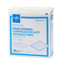 Medline Sterile Gauze Sponge, 4 x 4 Inch, 12-Ply (600/CS)