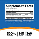 Nutricost nutricost 500 mg Magnesium Complex Extra Strength (12/CS) 
