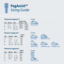 Peg-Assist Insole, Women's, Large, Blue (Case of 36) 
