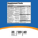 Dietary Supplement nutricost Multivitamin For Men Vitamin A / C / D / E / K 1,800 mcg - 125 mg - 75 mcg - 20 mg - 80 mcg Strength Capsule 120 Per Bottle (12/CS)