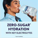 Pedialyte Zero Sugar Electrolyte Water Drink, Berry Frost, 1 liter bottle (Case of 4)