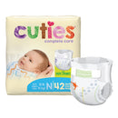 First Quality Products LLC Cuties Premium Diaper, Newborn (4/CS) 