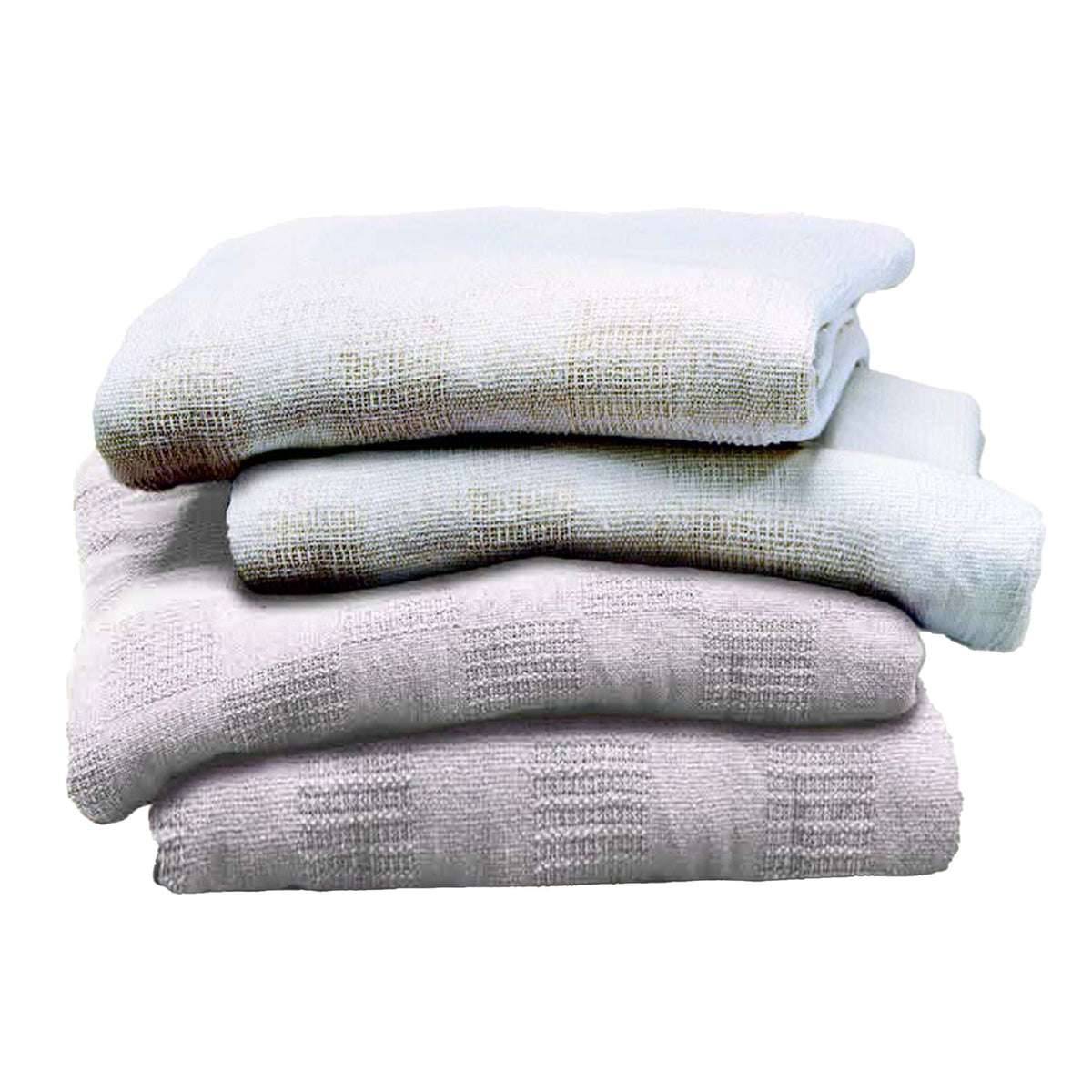 Leno White Thermal Blanket, 66 x 90 Inch (Each)