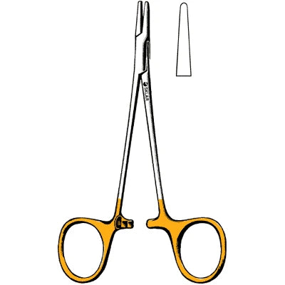 Sklar TC Webster / Halsey Needle Holder - 5-1/4", Smooth - 21-8002