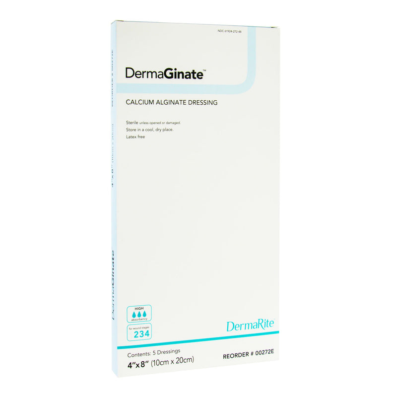 DermaGinate Alginate Dressing, 4 x 8 inch (Box of 5)