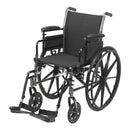 McKesson Brand McKesson Manual Lightweight Wheelchair, 18 Inch Seat Width 