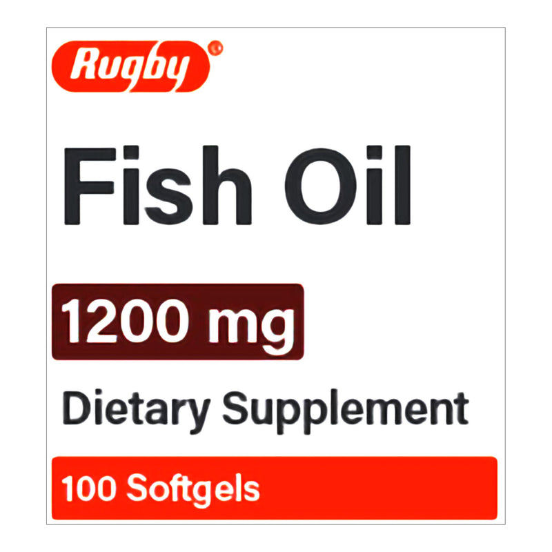 Rugby 1200 mg Fish Oil Dietary Supplement (Bottle of 100)
