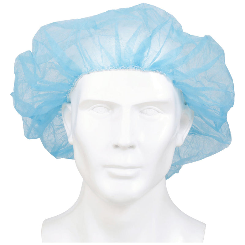 McKesson Disposable Bouffant Surgical Caps, Blue, Elastic Closure, X-Large, 24" (Case of 500)