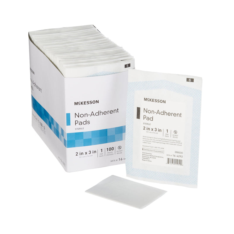 McKesson Nonadherent Dressing, 2 x 3 Inch (Case of 1200)