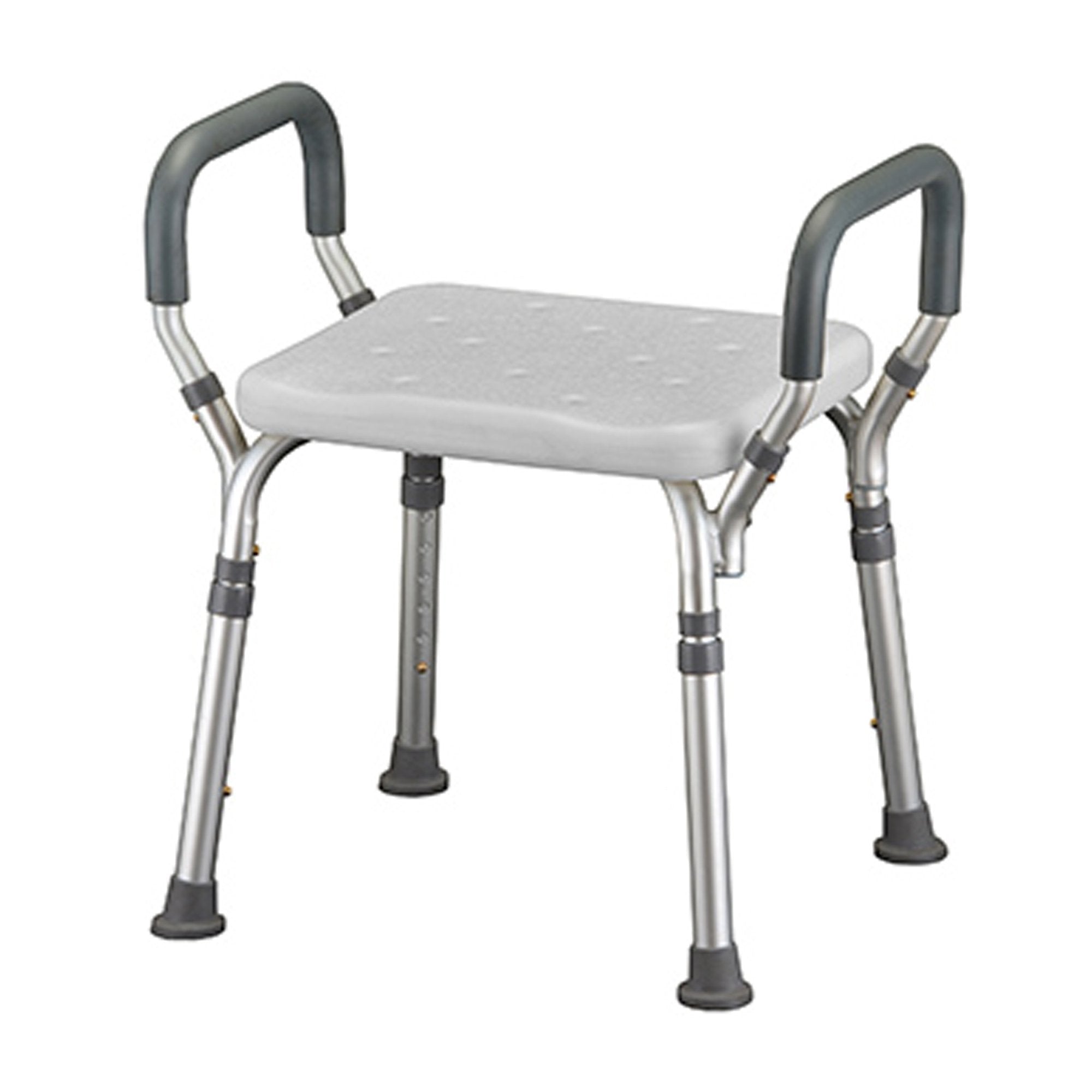 Nova Ortho-Med Bath Bench Nova Removable Arms Aluminum Frame Without Backrest 15-3/4 Inch Seat Width 300 lbs. Weight Capacity (2/CS) 