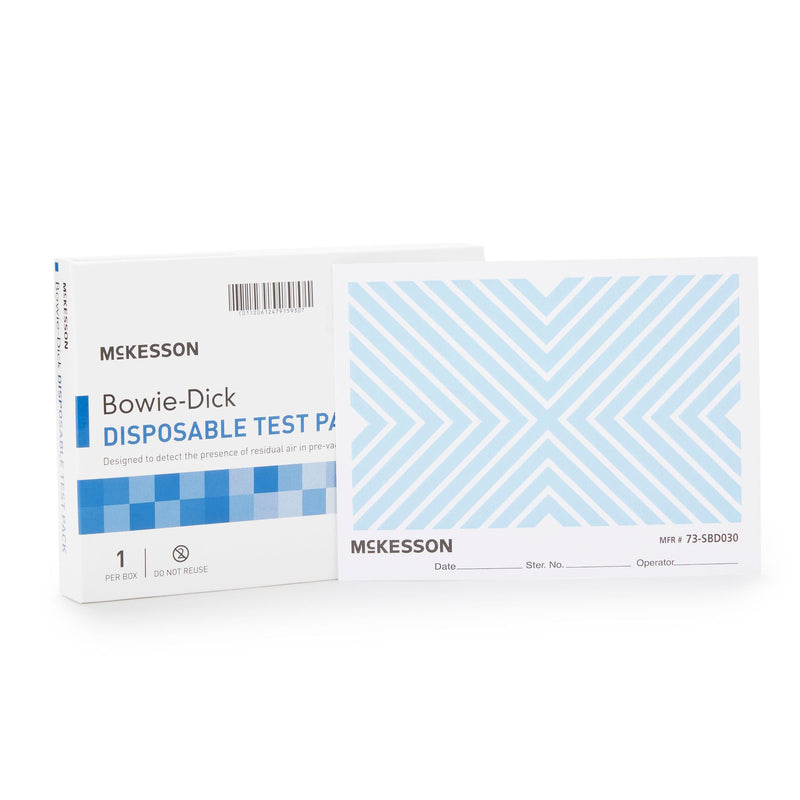 McKesson Sterilization Bowie-Dick Test Pack (Case of 30 Testss)