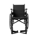 McKesson Lightweight Wheelchair, 16 Inch Seat Width (Each)