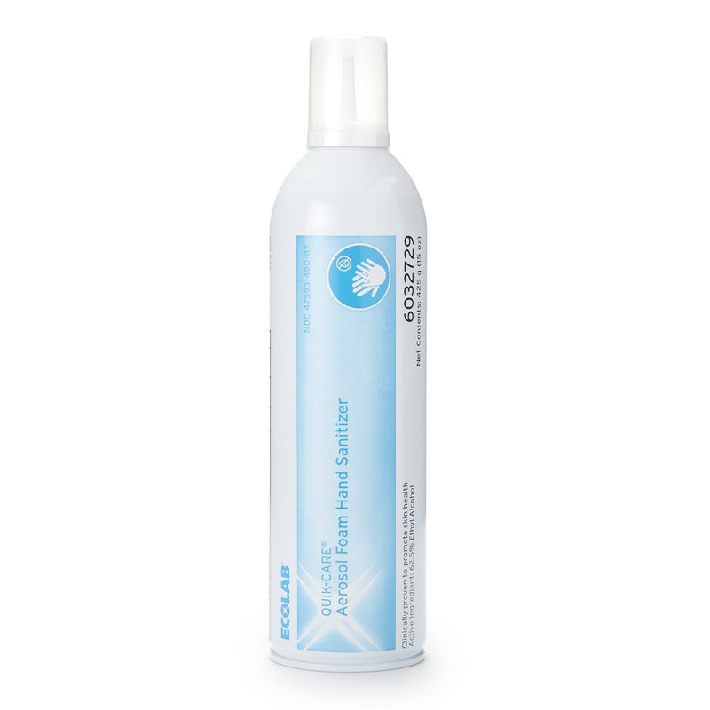 Quik-Care Foam Hand Sanitizer, 15 oz. Aerosol Can (Case of 12)