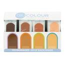 Tru-Colour Products LLC TruColour Beige / Olive / Brown / Dark Brown Adhesive Strip, 1 x 3 Inch (3600/CS) 