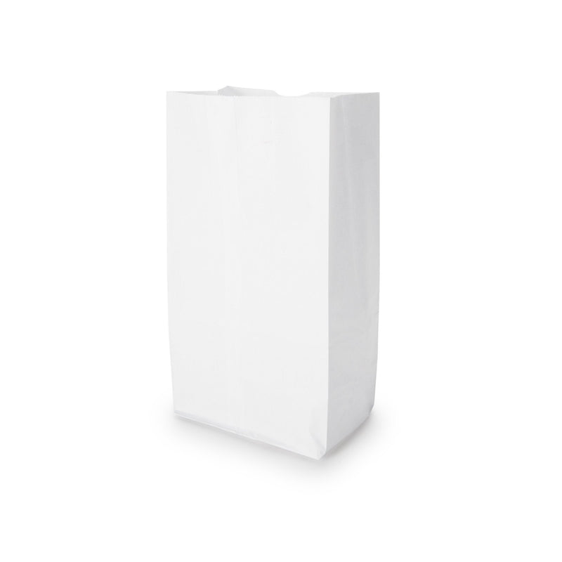 Essendant Co/United Stationers White Paper Bag, 6 x 3.63 x 11.06 Inch (500/PK) 