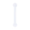 McKesson Wall Grab Bar, White Steel, 12-Inch Length (Case of 3)