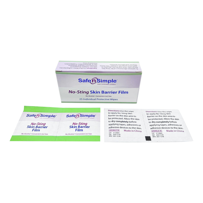 Safe n Simple Barrier Wipe (Case of 2500)