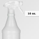 Spray Bottle with Trigger Spray Mechanism, 1 Pint Capacity, Made of HDPE (Each) 