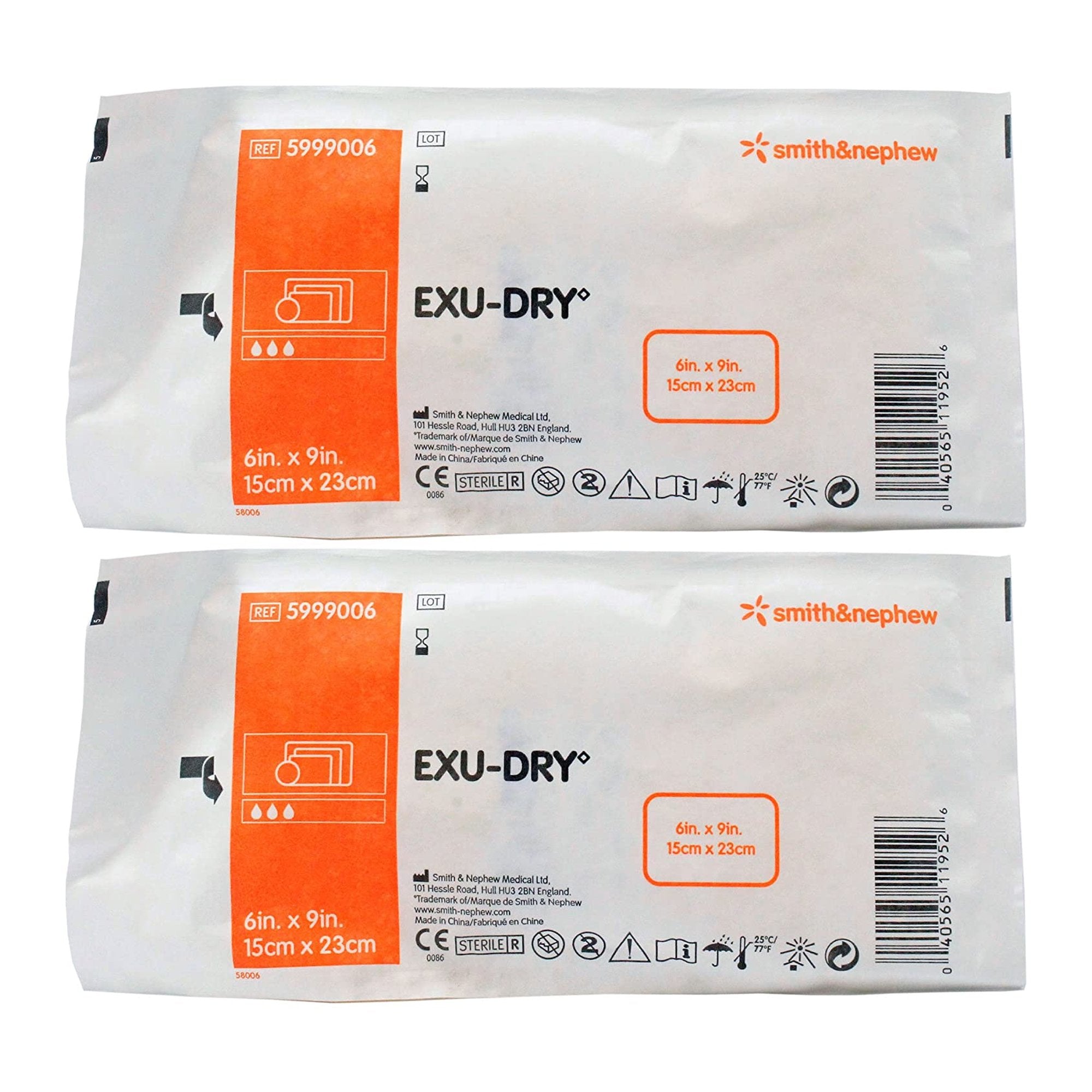 Smith & Nephew Smith & Nephew Exu-Dry Anti-Shear Super Absorbent Dressing, 6 x 9 inch (48/CS) 