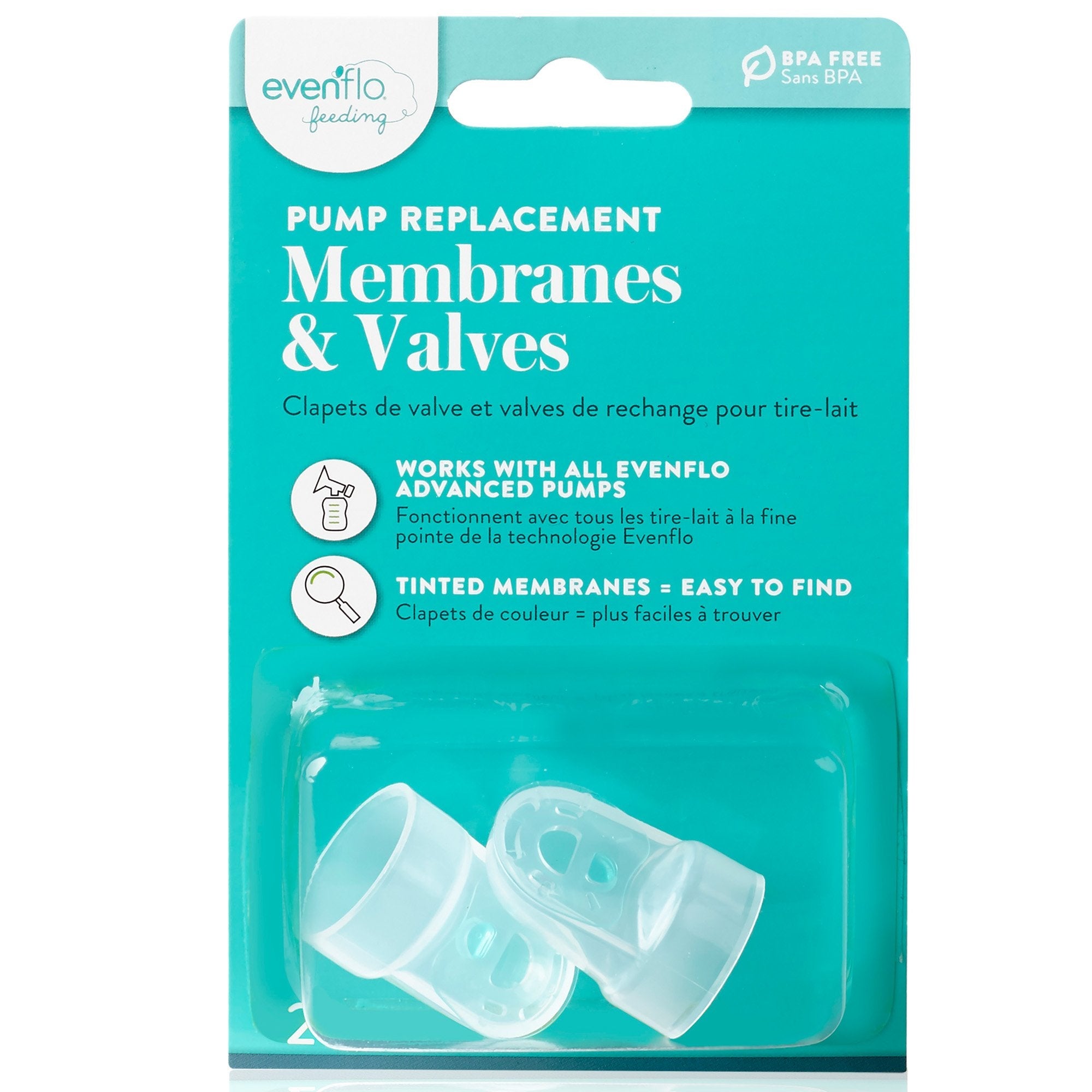 Midway Importing Inc Evenflo Breast Pump Replacement Membrane and Valve (24/CS) 