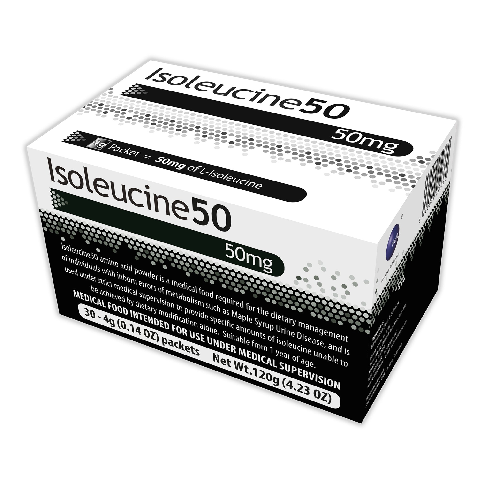 Vitaflo USA LLC Isoleucine50 Medical Food for use in the Dietary Management of MSUD (30/BX) 