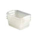 Storage Basket Flip and Stack Semi-Clear Plastic 3 X 6 X 9-1/2 Inch (Each)