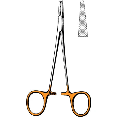 Surgi-OR TC Halsey / Webster Needle Holder - 5", Serrated - 95-133