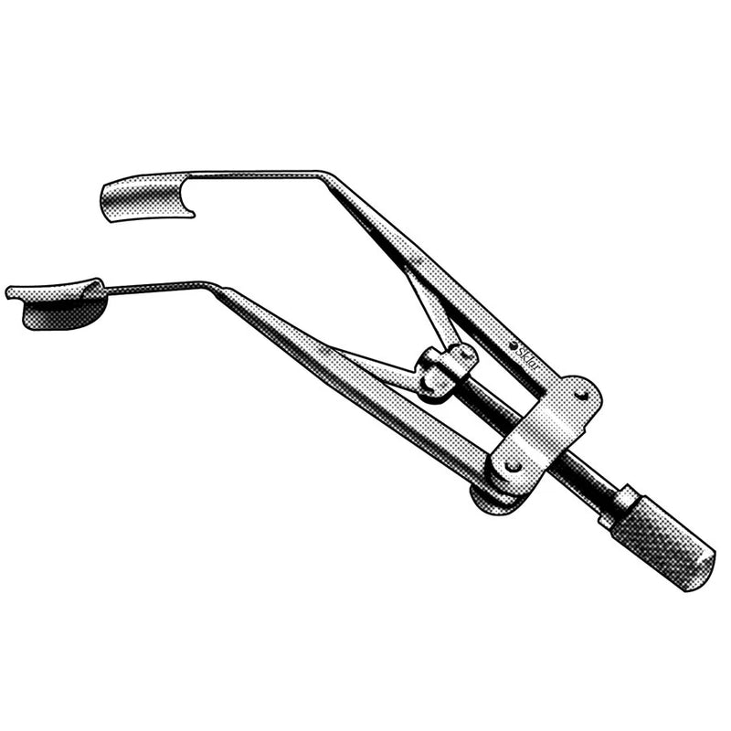 Sklar Liebermann Eye Speculum - Solid Blades, Anti-Glare, 10mm - 65-7678
