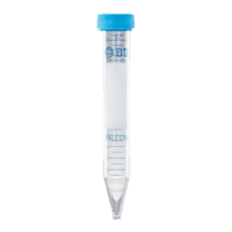 Falcon Centrifuge Tube Plain 15 mL Screw Cap Polystyrene Tube (Case of 500)