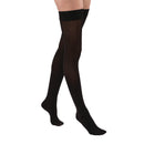 STOCKING COMPRESN THIGH RELIEF20-30MMHG CL TOE SILC BG LRG