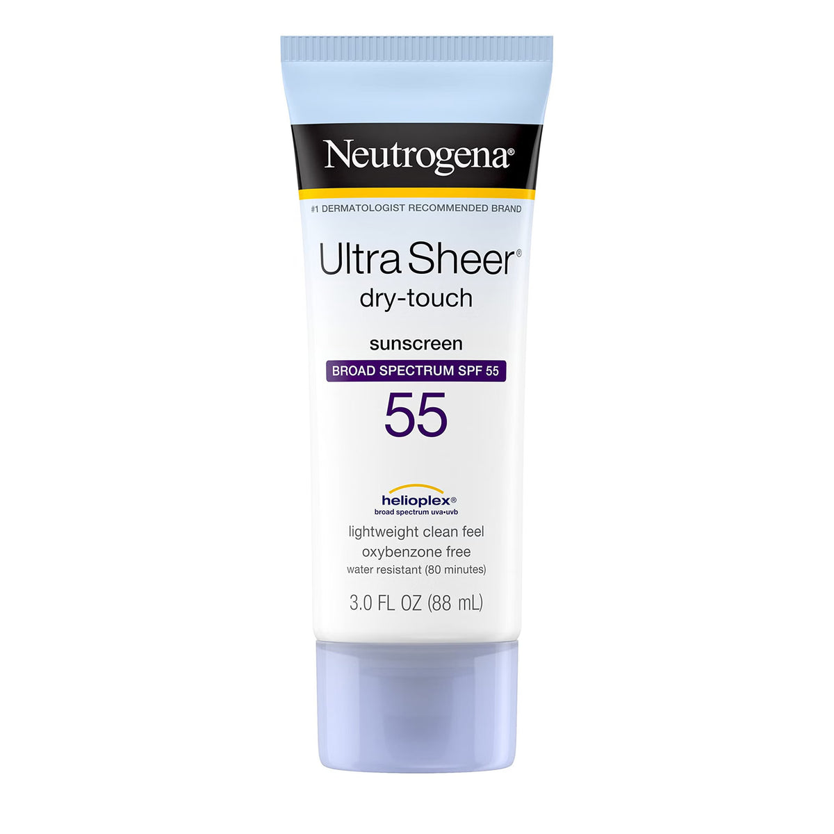 Neutrogena Ultra Sheer Dry-Touch Sunscreen Lotion, SPF 55, 3-ounce Tube (Each)