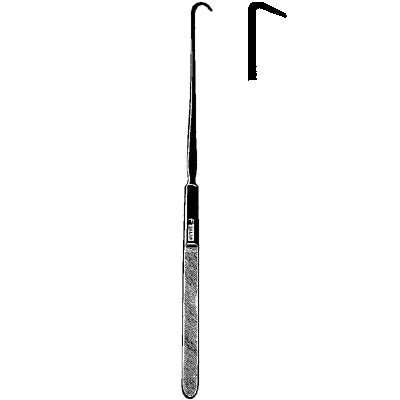 Sklar Black Laser Emmett Fistula Hook - 9", Angled 135° (Style