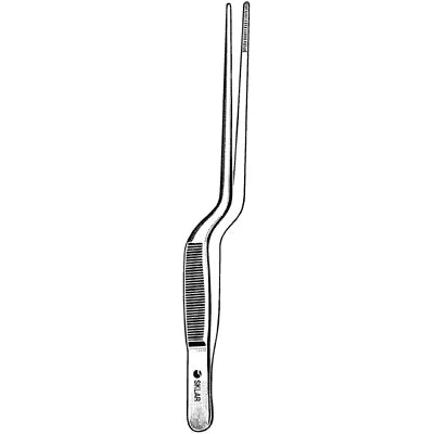 Sklar Lucae Bayonet Ear Forceps (CensiTrac Marked) - 5-1/2", Serrated - 67-1455c 