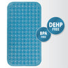 Theracare Bathtub Mat, Antifungal, Blue, 15 x 27 Inch