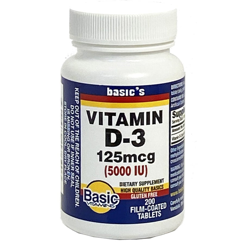 Basic Drug Basic's Vitamin D-3 Vitamin Supplement 