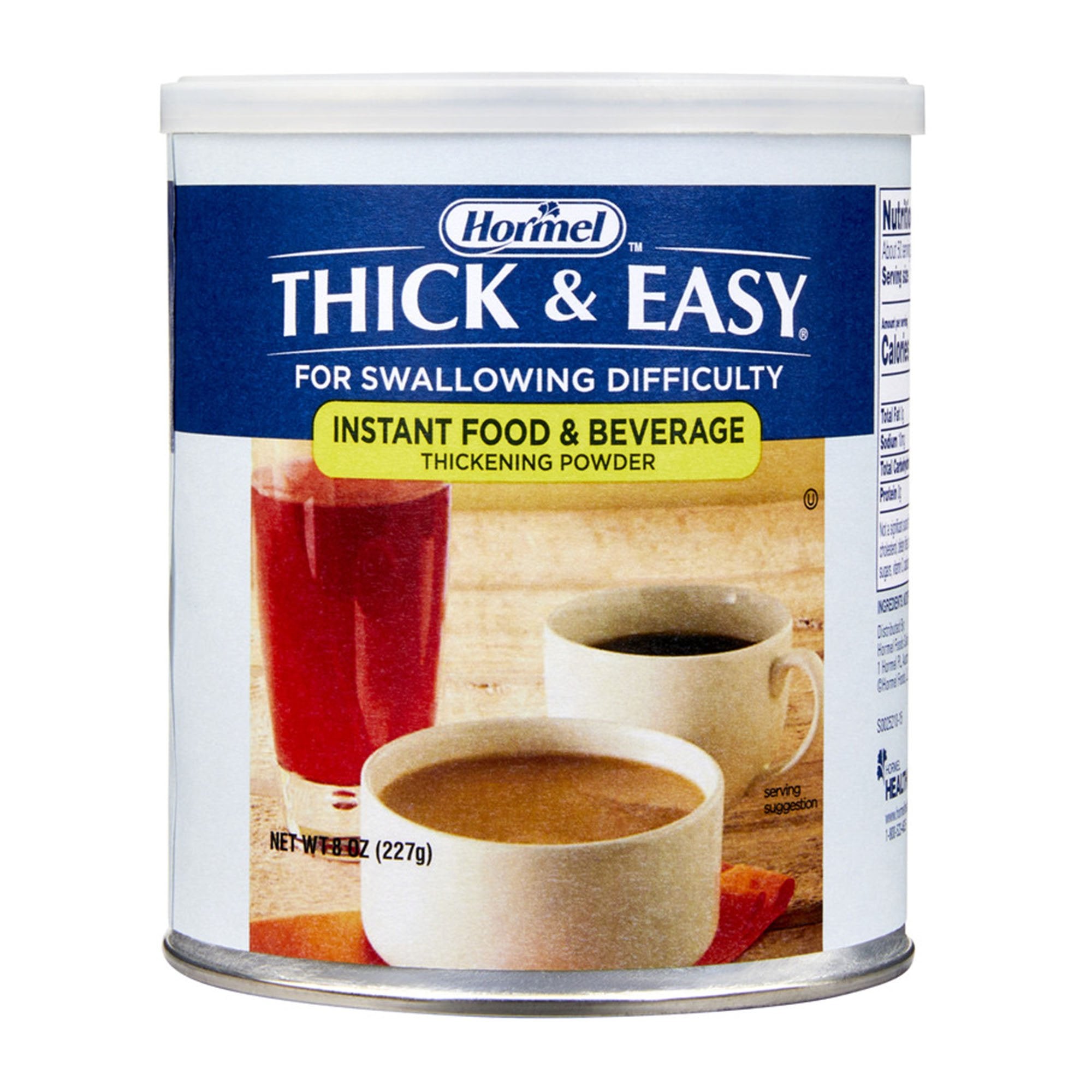 Lyons Magnus LLC Thick & Easy IDDSI Level 0 Thin Food and Beverage Thickener, 8-ounce Canister (12/CS) 