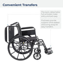 drive Cruiser III Lightweight Wheelchair, 20-Inch Seat Width (Each)