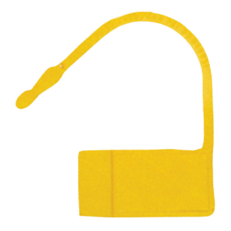 Omnimed Safety Control Seal Omnimed UnNumbered Yellow Plastic 7/8 X 1-1/4 Inch (100/PK) 