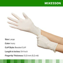 McKesson Confiderm Latex Exam Glove, Large, Ivory (Box of 100)