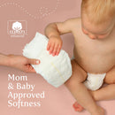 Earth & Eden Sensitive Baby Diapers, Size 2 for Babies Weighing 12 – 18 lbs. (Case of 204)